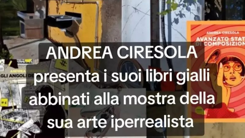 ANDREA CIRESOLA – INAUGURAZIONE MOSTRA QUADRI E PRESENTAZIONE LIBRI –  Biblioteca del Filò, contrada dei Roncari, 11 luglio 2026, ore 17