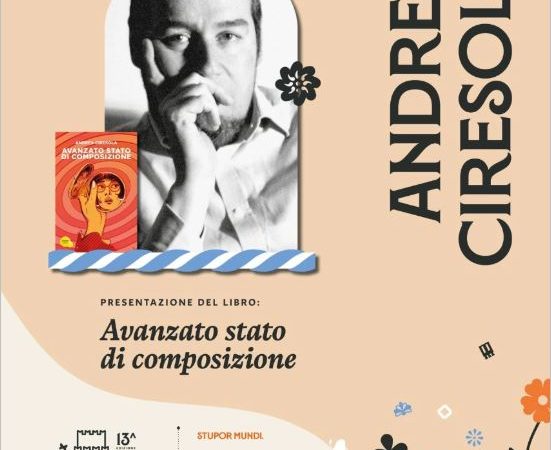 AVANZATO STATO DI COMPOSIZIONE – Presentazione al FESTIVAL LETTERARIO DI SOAVE – 20/24 maggio 2026